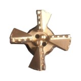 Алмазний бур для буріння БКВД 153 мм 4 лопаті 1304 Алмазний бур для буріння БКВД 153 мм 4 лопаті 1304