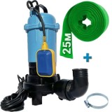 Насос дренажно-фекальный Expert Pump WQDC15-12-2 (2квт) с ножом с поплавком+25м рукава