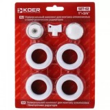 Комплект для радиатора KOER 3/4 SET-02 без креплений Комплект для радиатора KOER 3/4 SET-02 без креплений