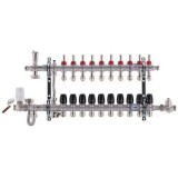 Колектор 10 контурів KOER KR.S1011 із вбудованим змішувальним вузлом Колектор 10 контурів KOER KR.S1011 із вбудованим змішувальним вузлом