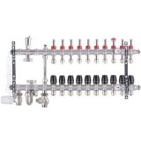 Колектор 12 контурів KOER KR.S1011 із вбудованим змішувальним вузлом Колектор 12 контурів KOER KR.S1011 із вбудованим змішувальним вузлом