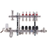 Колектор 5 контуров KOER KR.S1011 із вбудованим змішувальним вузлом Колектор 5 контуров KOER KR.S1011 із вбудованим змішувальним вузлом