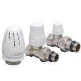 Комплект для подключения радиатора KOER SET-12 прямой с термоголовкой 1/2 Комплект для подключения радиатора KOER SET-12 прямой с термоголовкой 1/2