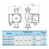 Циркуляционный насос Насосы+ BPS 25-4ESA-180 + присоединительный комплект