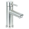 Змішувач для умивальника (раковини) Aquatica (KT-1A170P) KT Ø35 литий на гайці SS