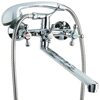 Смеситель для ванны Tau VD-5C261C VD 1/2" гусак прямой 350мм дивертор встроенный шаровый 
