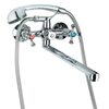 Смеситель для ванны Tau VN-2C260C VN 1/2" гусак прямой 350мм дивертор встроенный картриджный 