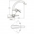Змішувач Aquatica (ML-4B441C) ML д.40 для кухні гусак вухо лат. шток на гайці