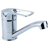 Смеситель для кухни Tau (SM-1B144C) SM Ø40 гусак прямой 150мм на гайке Смеситель для кухни Tau (SM-1B144C) SM Ø40 гусак прямой 150мм на гайке