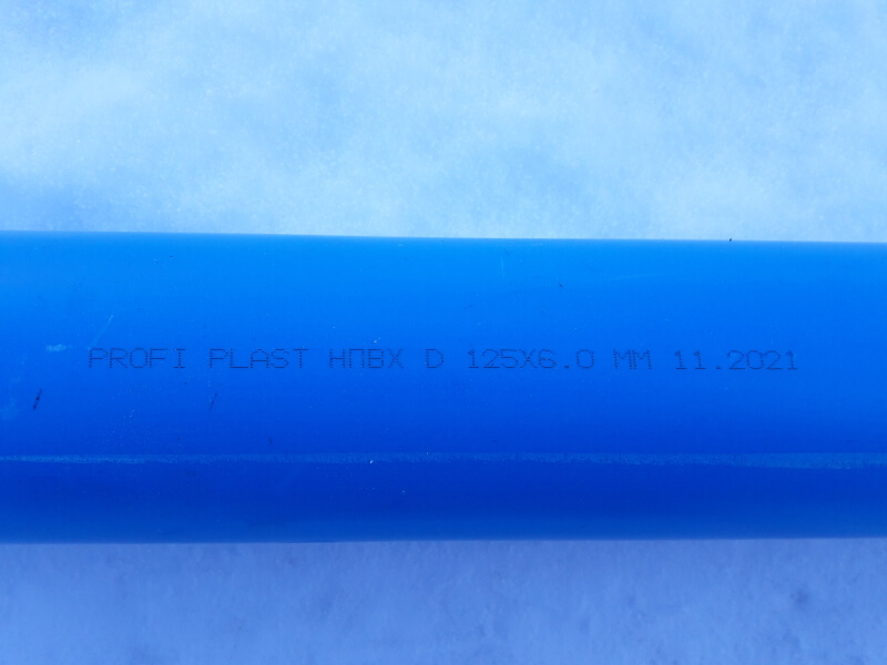 Обсадная труба 125*6мм Профипласт